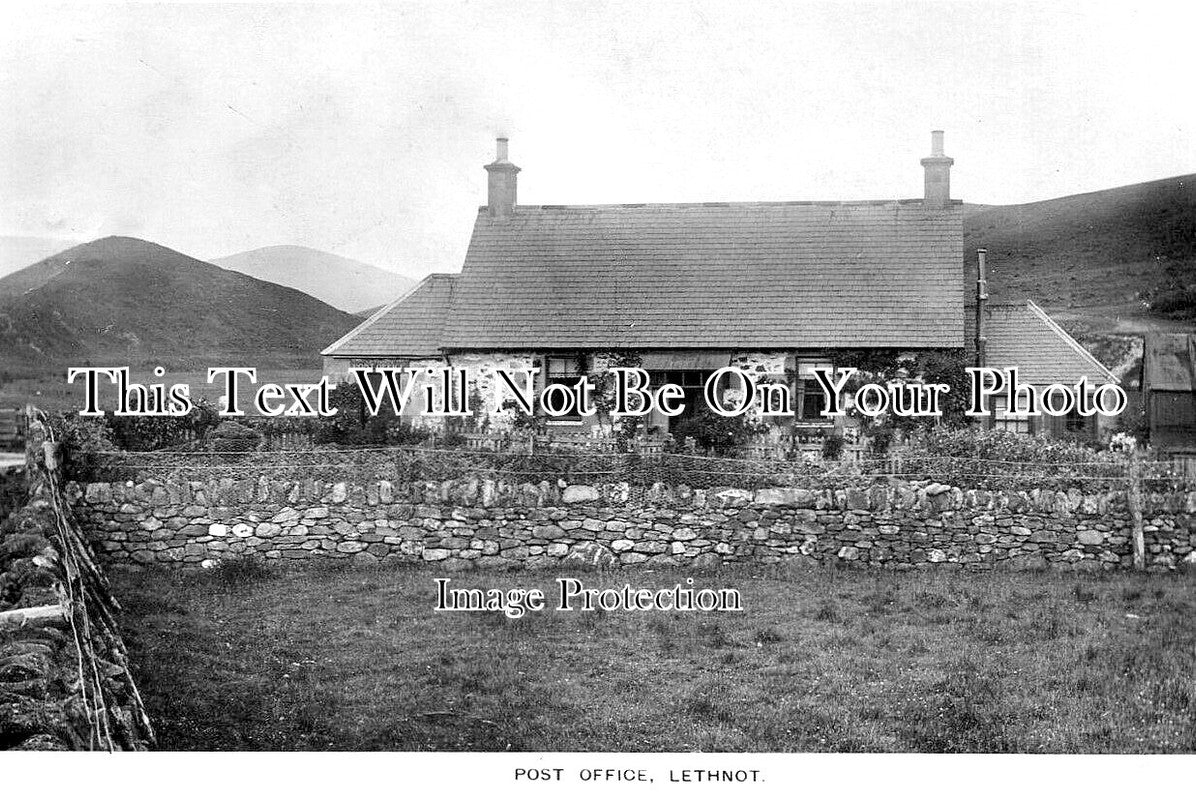 SC 4125 - Lethnot Post Office, Scotland c1920