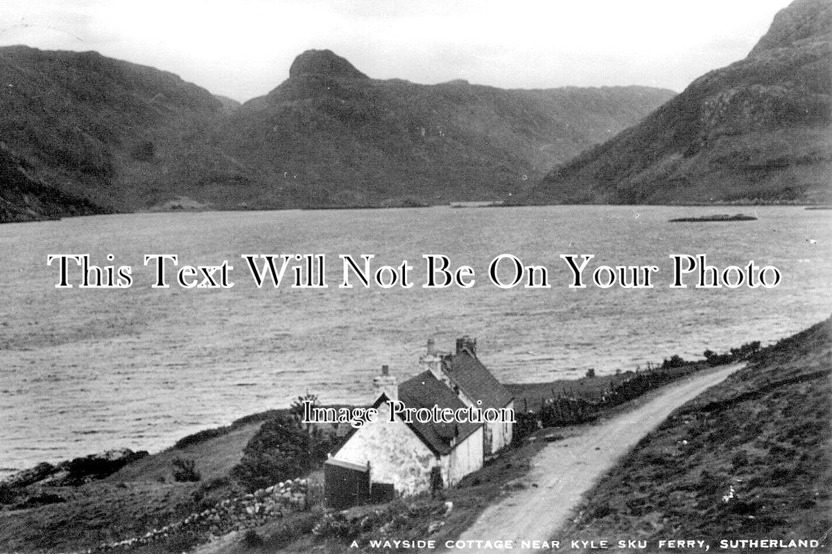 SC 4148 - Cottage Near Kyle Sku Ferry, Sutherland, Scotland c1944