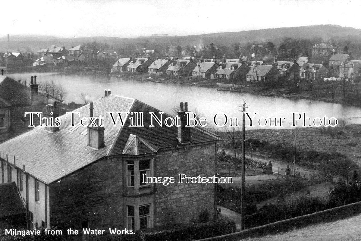 SC 415 - Milngavie From The Water Works, Dunbartonshire, Scotland