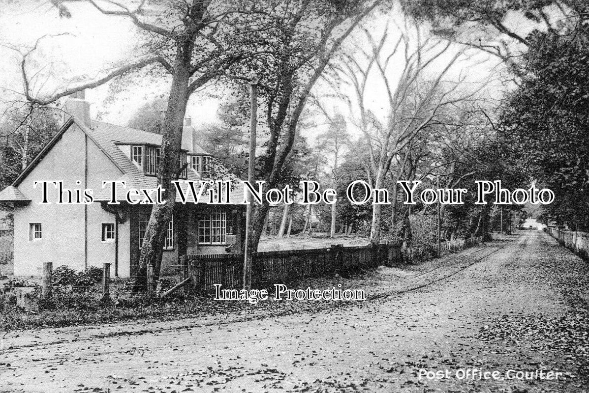 SC 4163 - Coulter Post Office, Scotland c1910