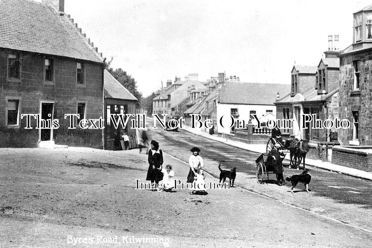 SC 4168 - Byres Road, Kilwinning, Scotland c1905