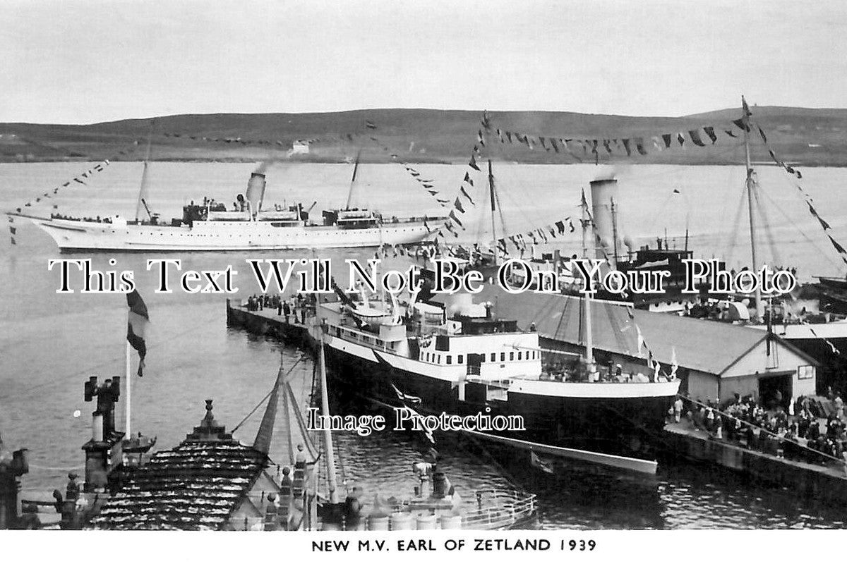 SC 4207 - New MV Earl Of Zetland, Scotland 1939