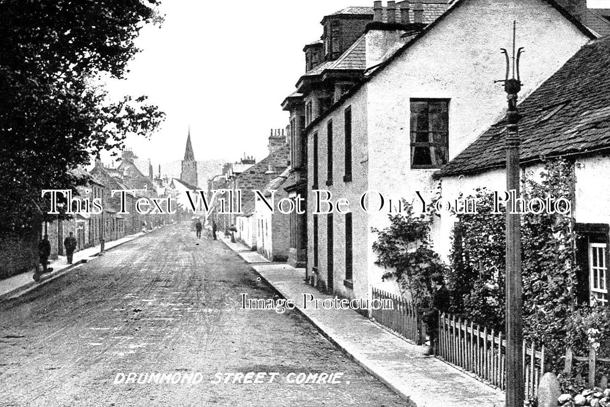 SC 422 - Drummond Street, Comrie, Perthshire, Scotland c1910