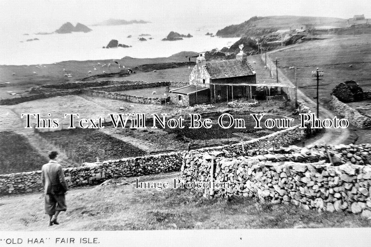 SC 4234 - Old Haa, Fair Isle, Shetland, Scotland
