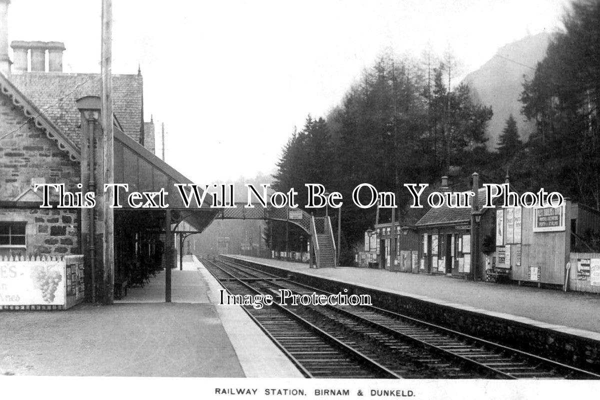 SC 4254 - Birnam & Dunkeld Railway Station, Scotland
