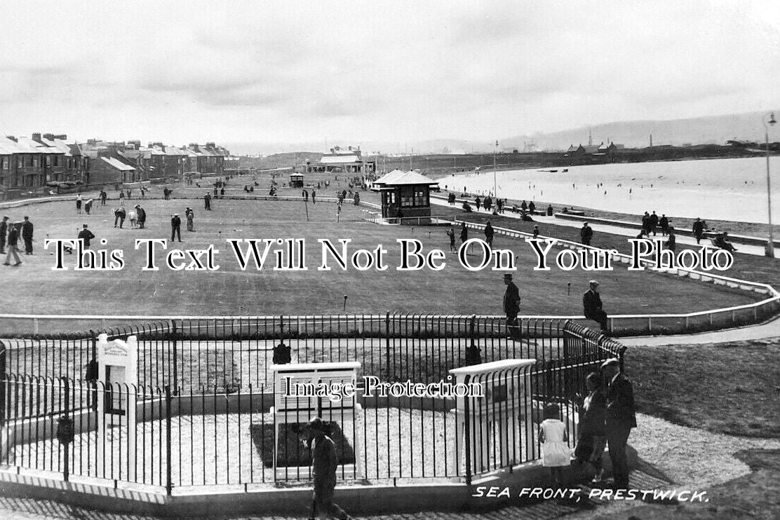 SC 4299 - Sea Front, Prestwick, Ayrshire, Scotland c1936