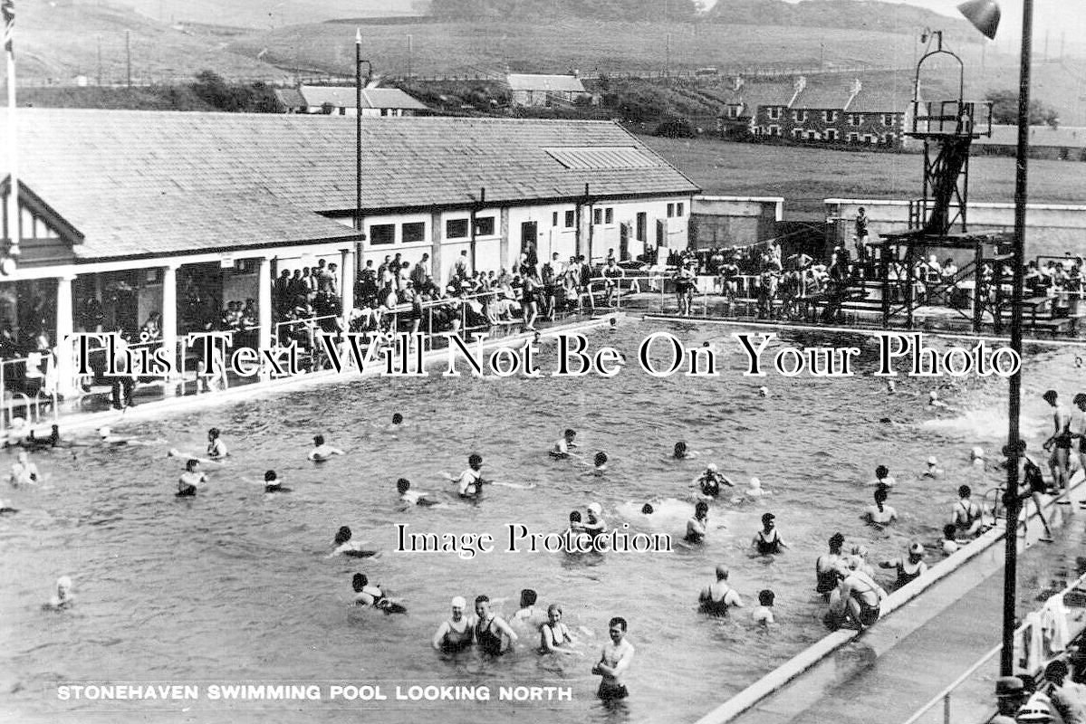 SC 4313 - Stonehaven Swimming Pool, Aberdeenshire, Scotland c1937
