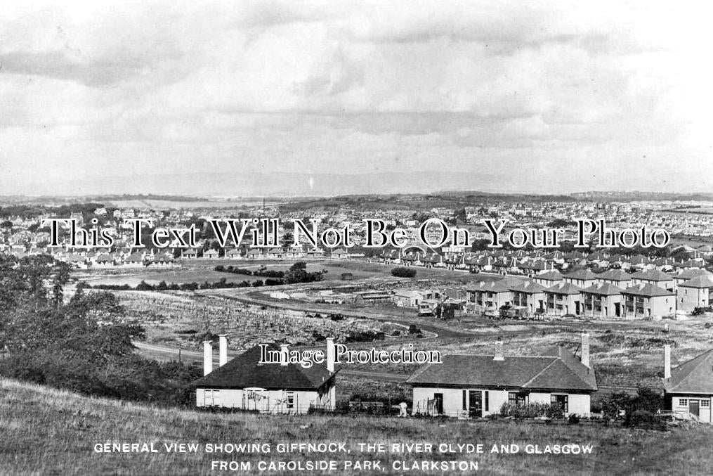 SC 4324 Giffnock, The River Clyde & Glasgow, Scotland JB Archive