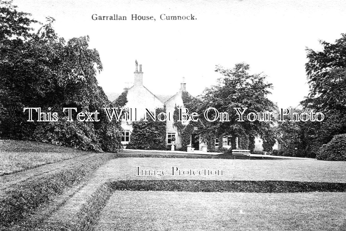 SC 443 - Garallan House, Cumnock, Ayrshire, Scotland c1910
