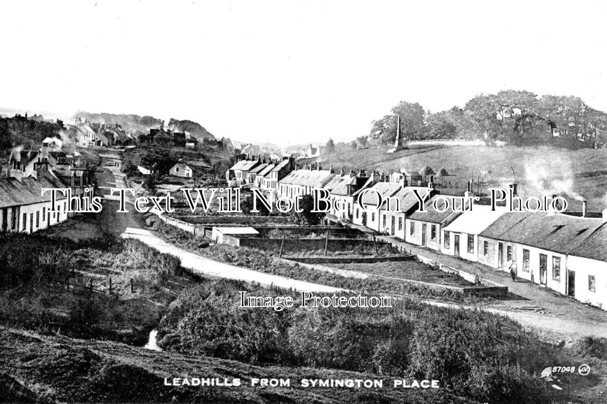 SC 461 - Leadhills From Symington Place, Lanarkshire, Scotland