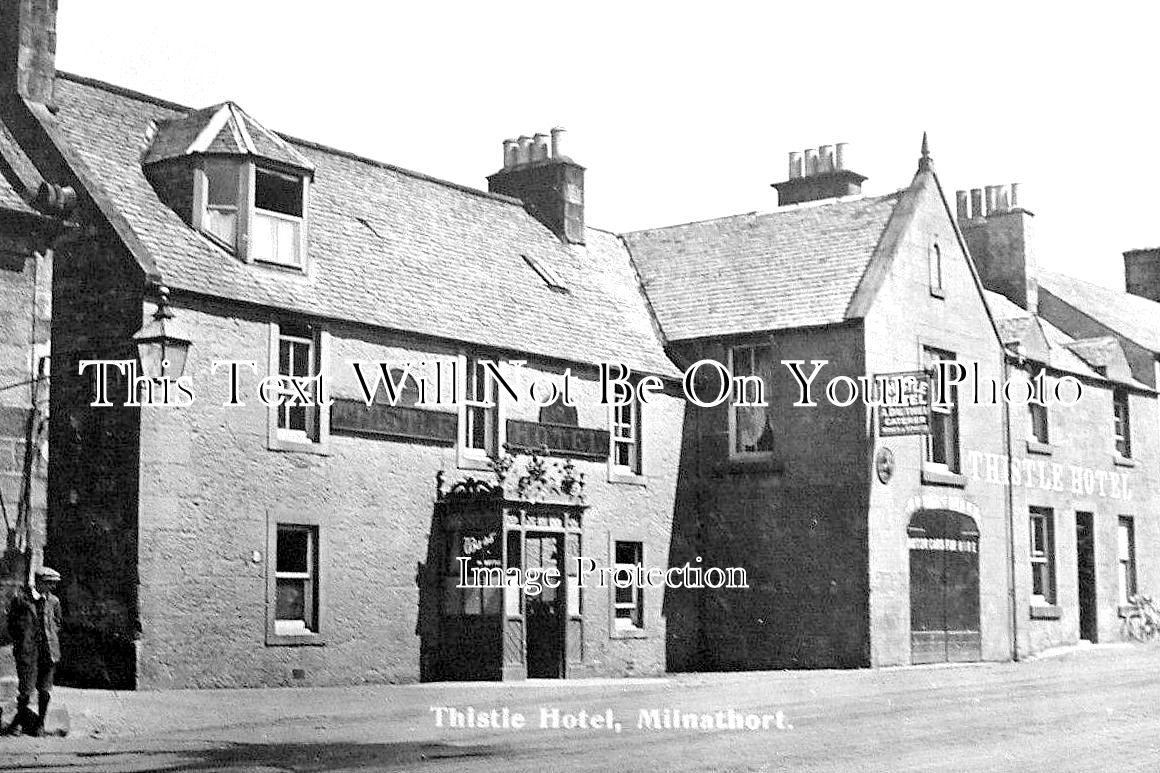 SC 48 - Thistle Hotel, Milnathort, Scotland c1915