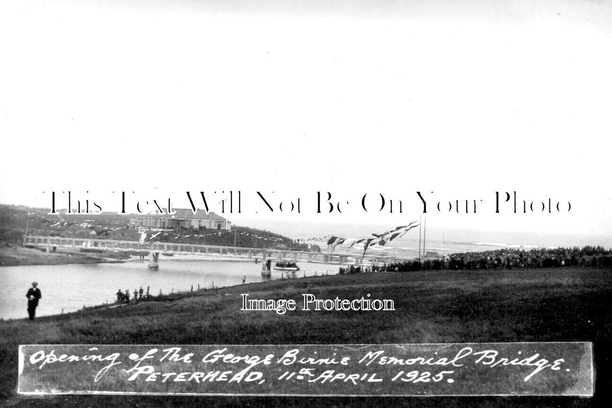 SC 559 - Opening Of George Binnie Bridge To Golf Course, Peterhead, Scotland c1925