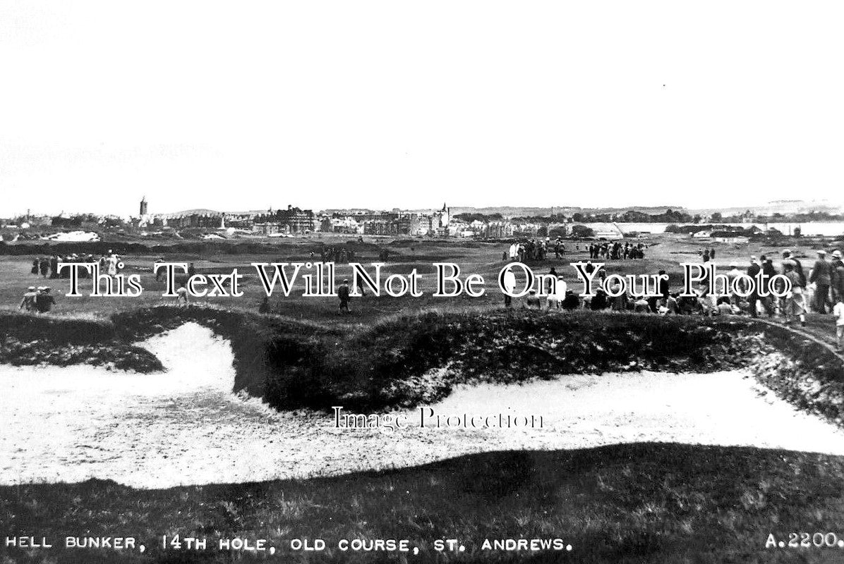 SC 582 - Hell Bunker, 14th Hole, Old Course, St Andrews, Fife, Scotland