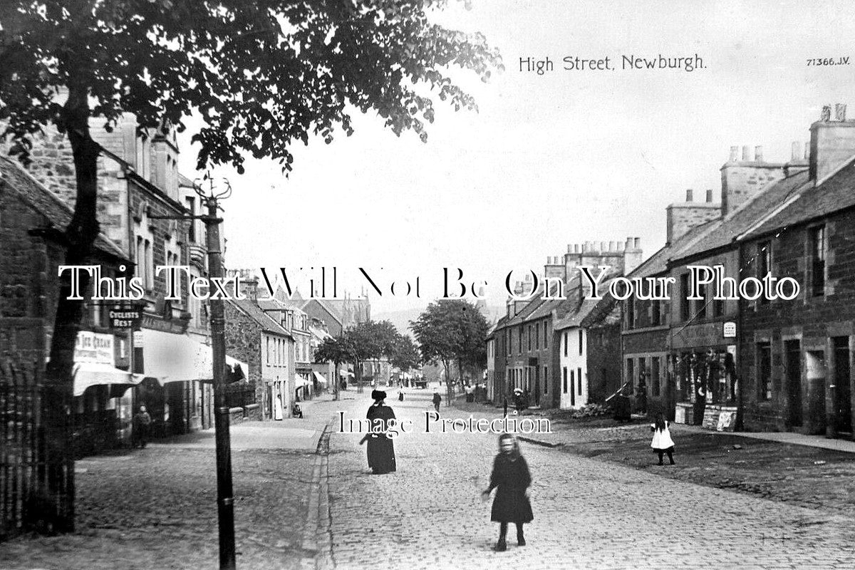 SC 596 - High Street, Newburgh, Fife, Scotland c1912