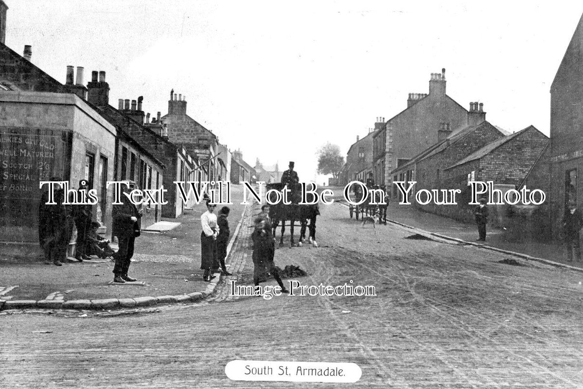 SC 610 - South Street, Armadale, West Lothian, Scotland c1910