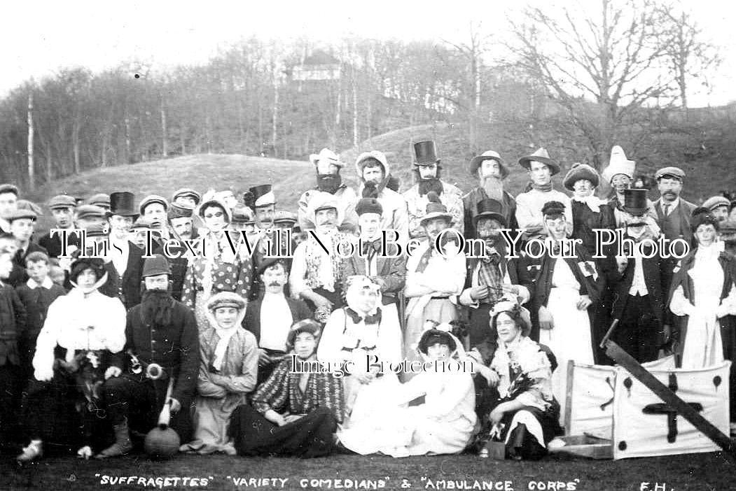 SC 681 - Suffragettes, Comedians, Ambulance Corps, Perthshire, Scotland