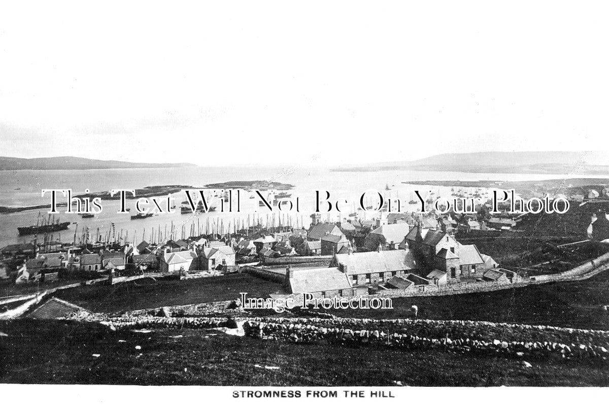 SC 693 - Stromness From The Hill, Orkney, Scotland