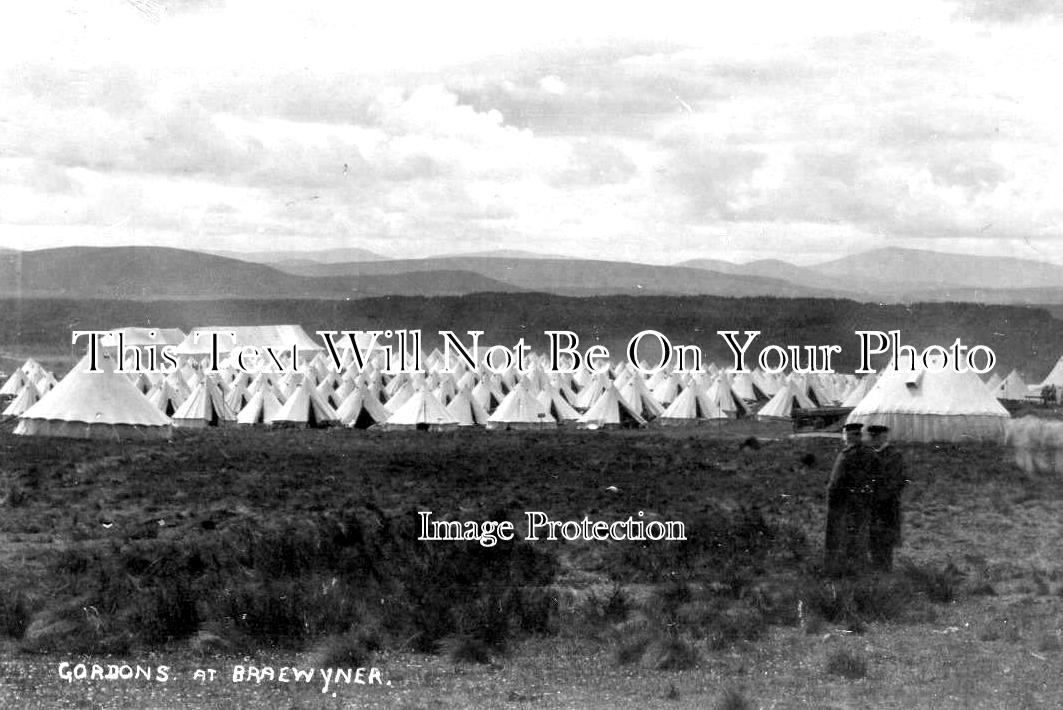 SC 731 - Gordon Highlanders Camp At Braewyner, Banffshire, Scotland