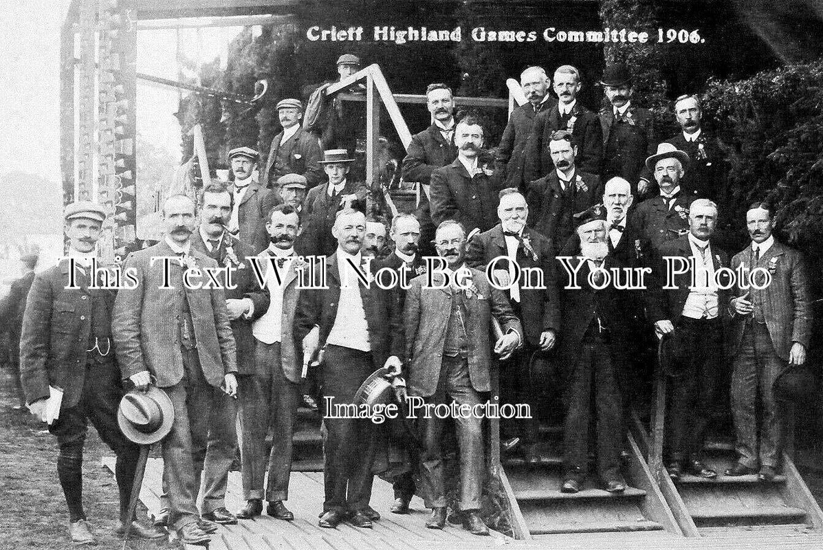 SC 738 - Crieff Highland Games Committee, Scotland 1906
