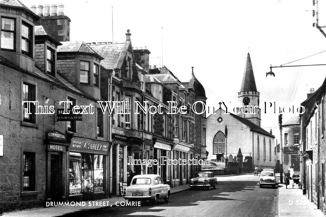 SC 747 - Drummond Street, Comrie, Perthshire, Scotland