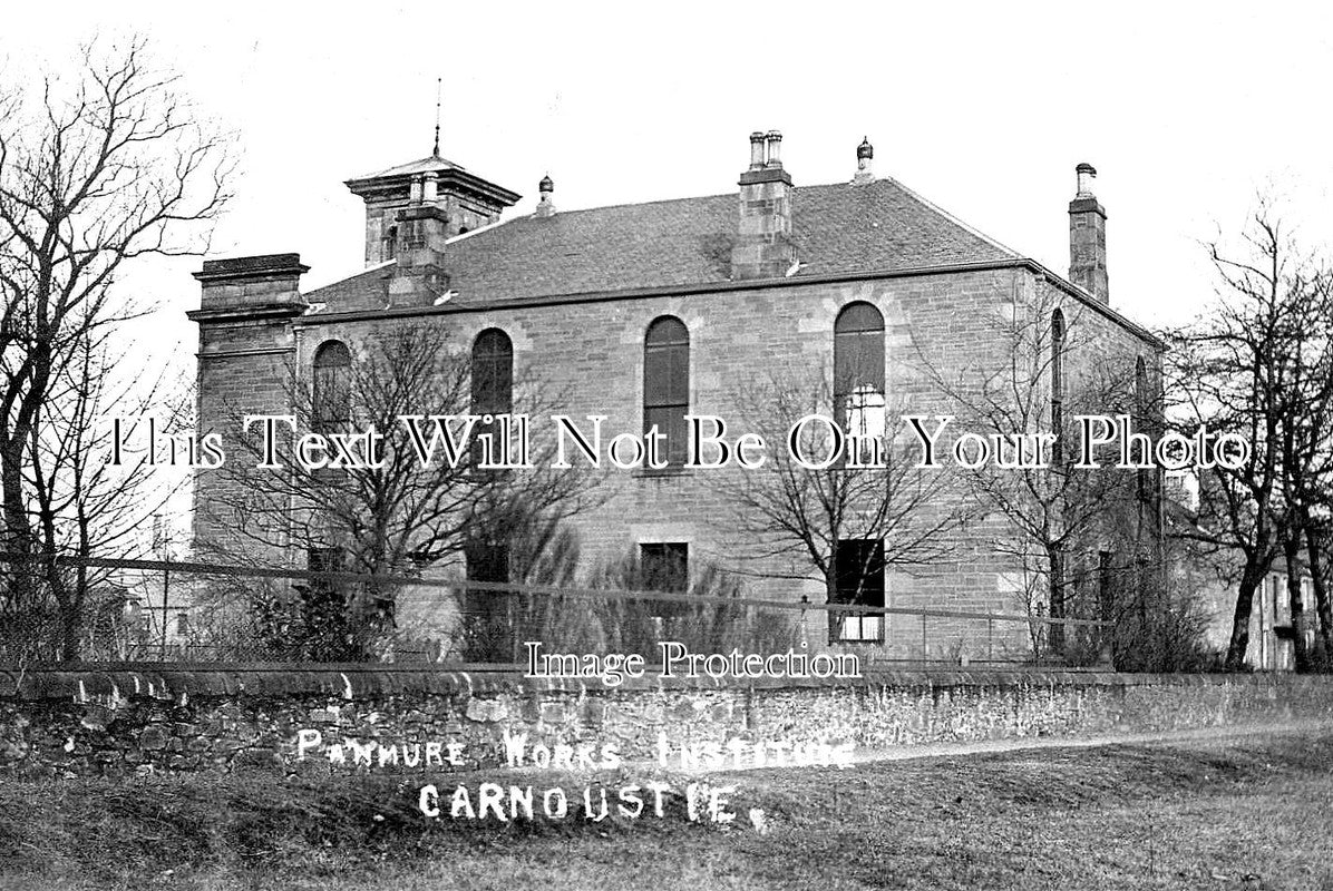 SC 75 - Panmure Works Institute, Canoustie, Fife, Scotland c1912
