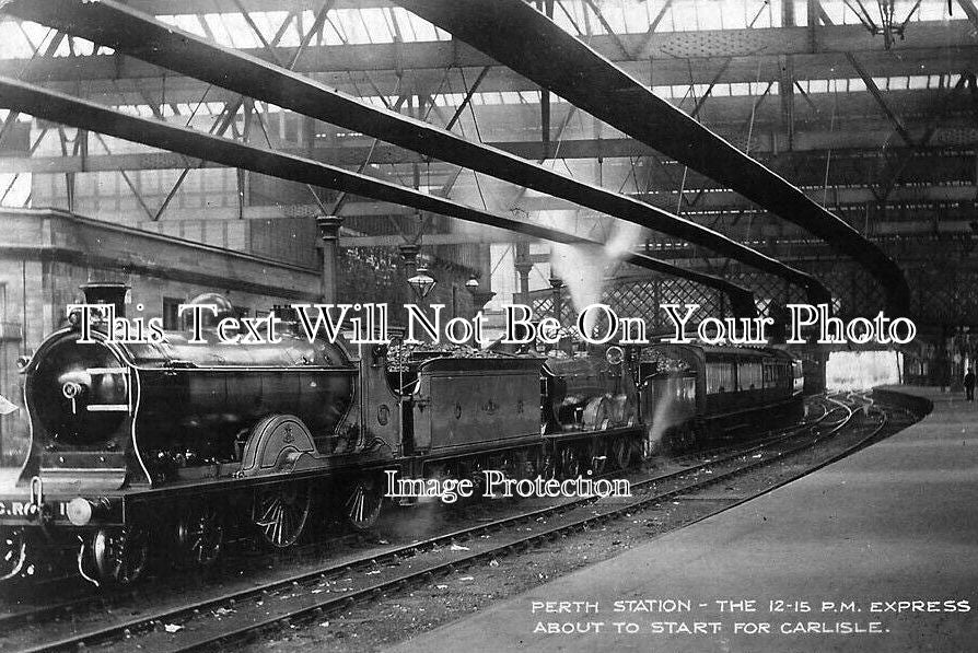 SC 766 - Perth Railway Station, Scotland c1918
