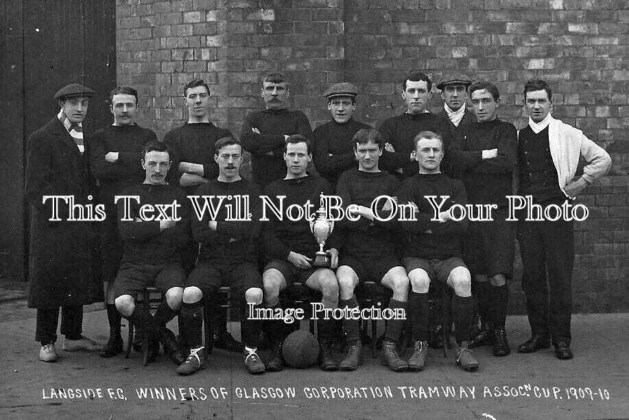 SC 770 - Langside Football Club, Glasgow Tramway Corporation, Scotland 1910