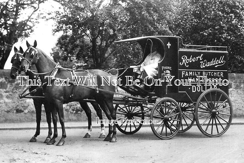 SC 781 - Robert Waddell Butchers Cart, Dollar, Scotland