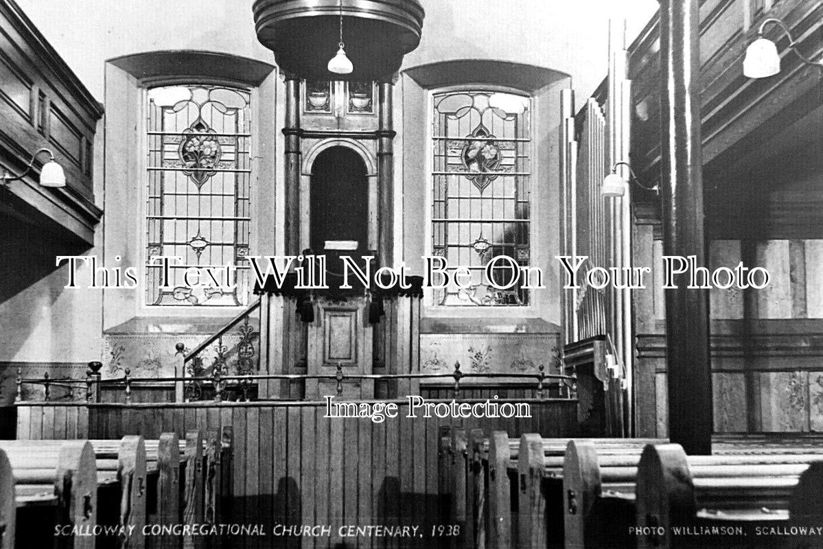 SC 848 - Interior Of Scallaway Church, Scotland 1938