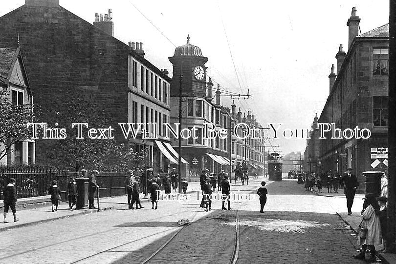 SC 895 - Glasgow Road, Dumbarton, Scotland c1912