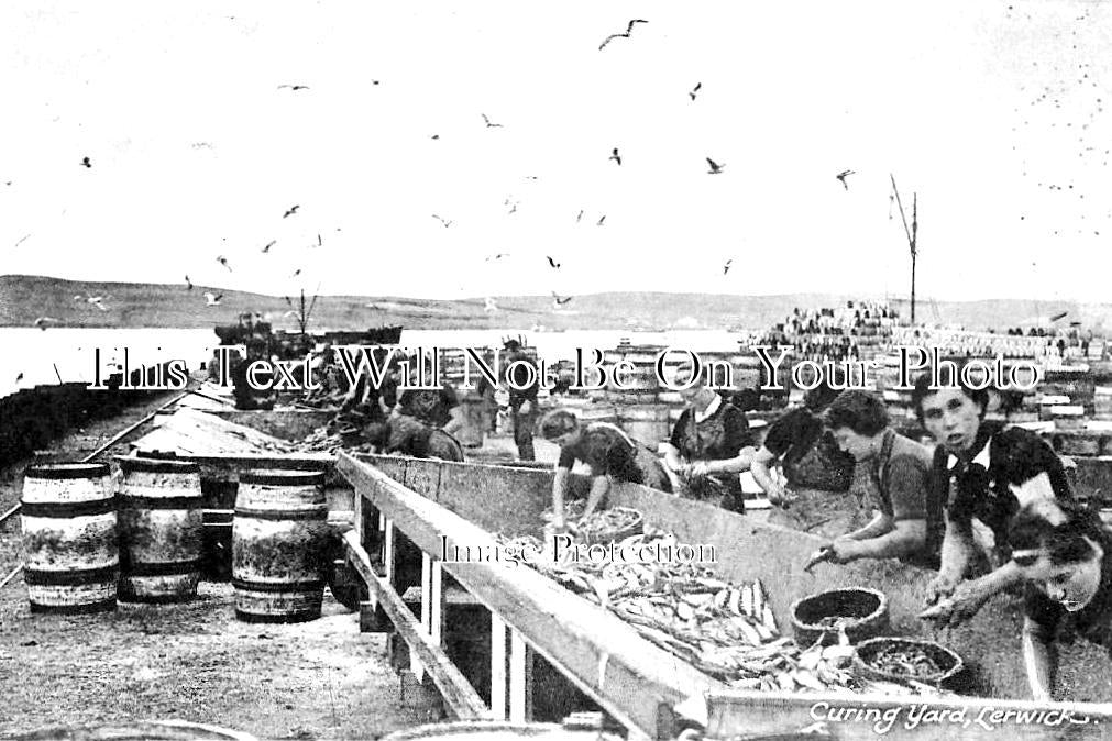 SC 968 - Curing Yard, Lerwick, Shetland Islands, Scotland