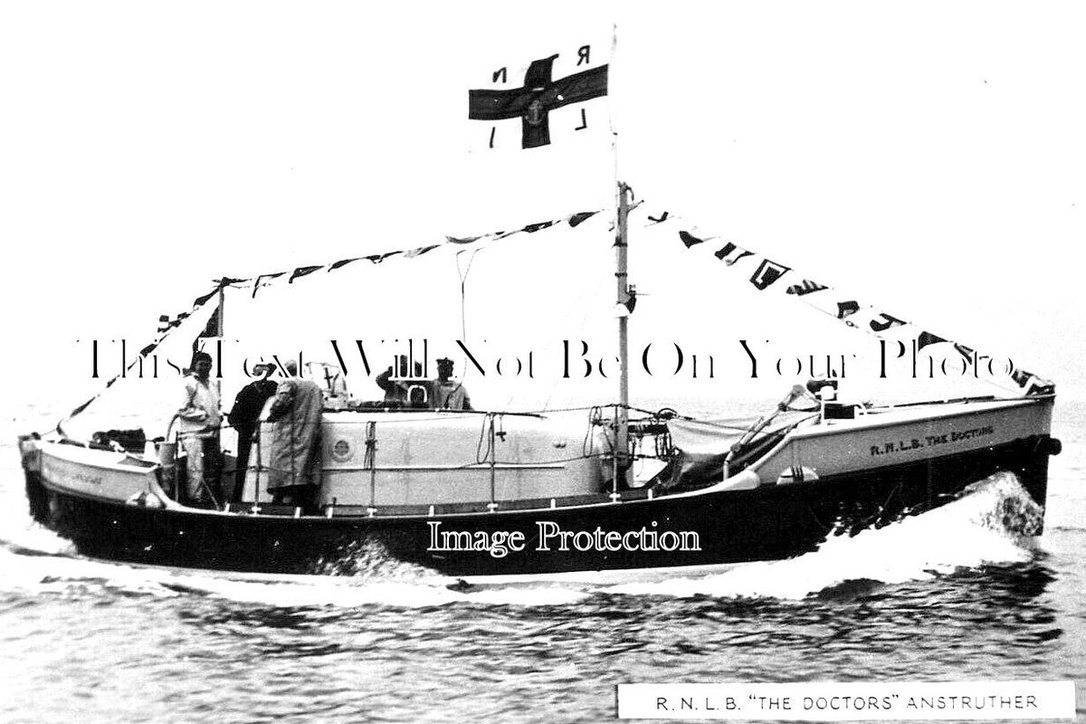 SC 988 - RNLB The Doctors, Anstruther Lifeboat, Scotland c1960