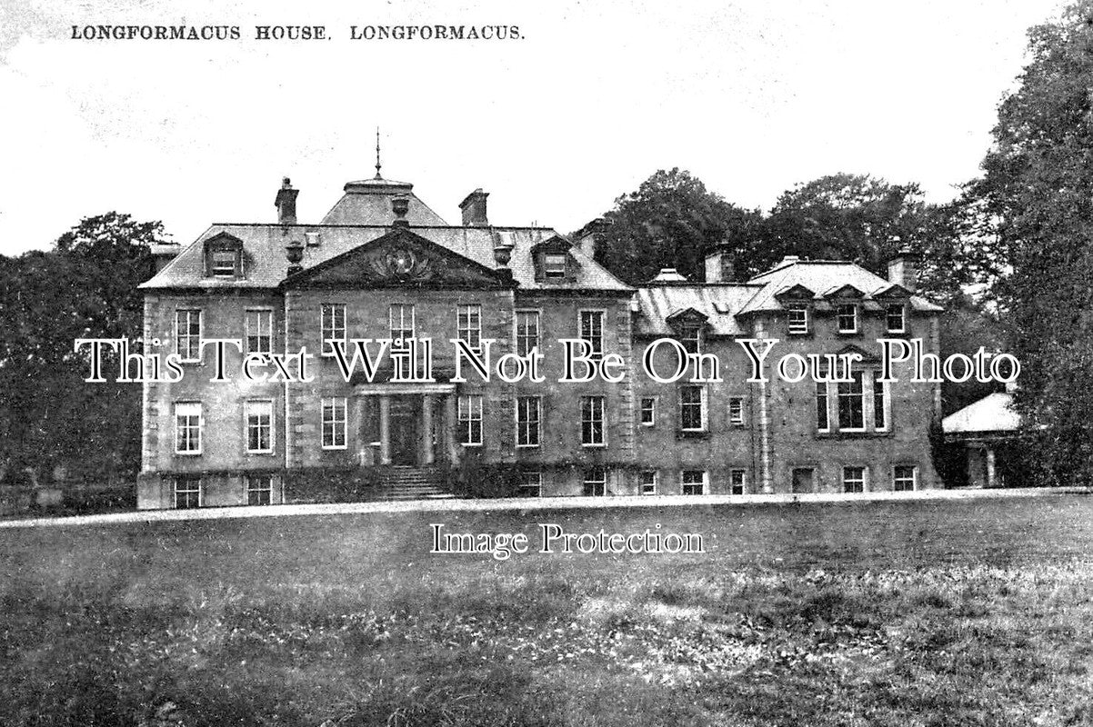 SC 996 - Longformacus House, Longformacus, Scotland c1908