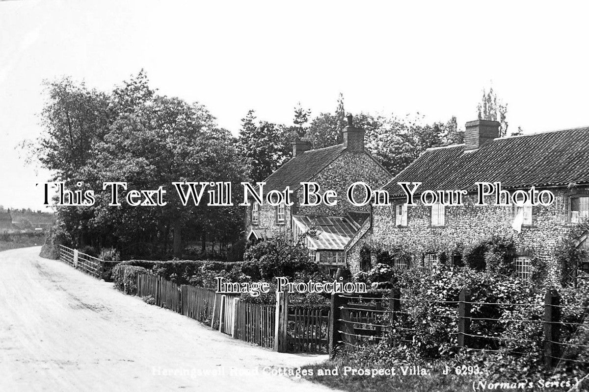 SF 1155 - Herringswell Road Cottages & Prospect Villa, Kentford, Suffolk c1926