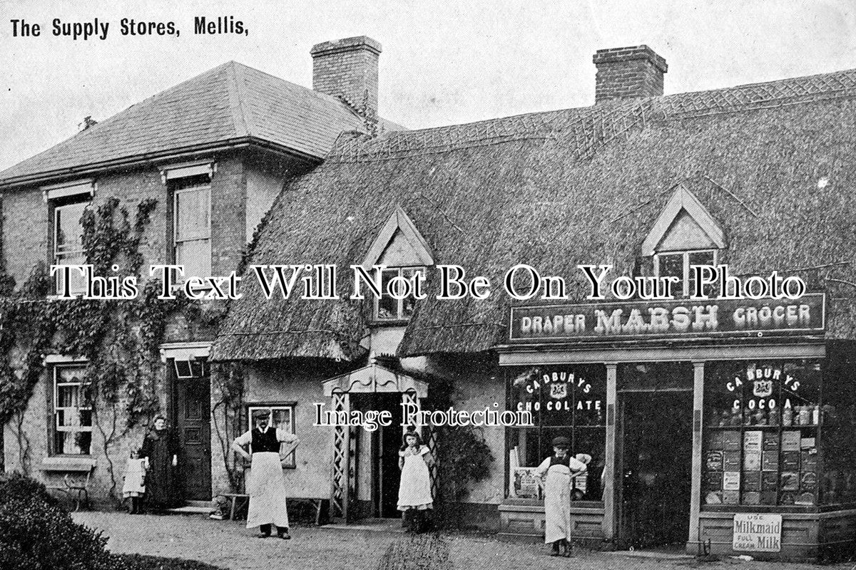 SF 144 - Marsh's Supply Store, Mellis, Suffolk c1910