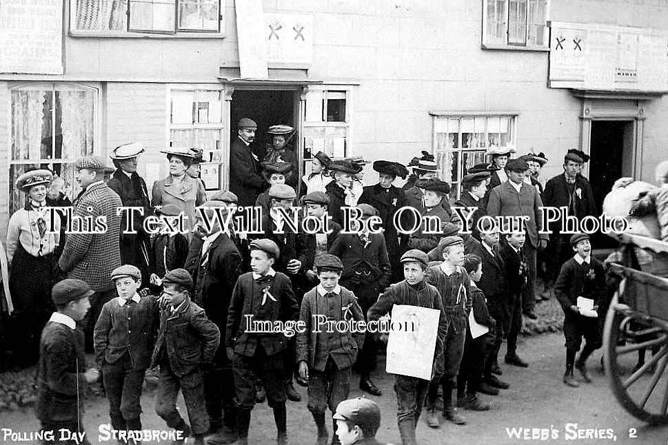 SF 149 - Polling Day, Stradbroke, Suffolk c1908