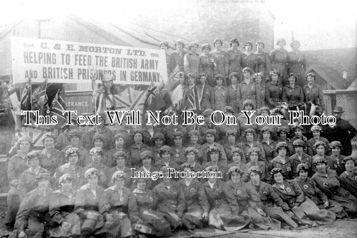 SF 1553 - Women Factory Workers, C E Morton Ltd, Lowestoft, Suffolk WW1