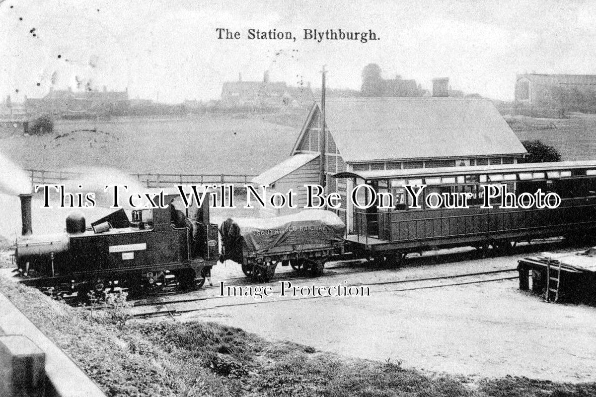 SF 157 - Blythburgh Railway Station, Suffolk c1909