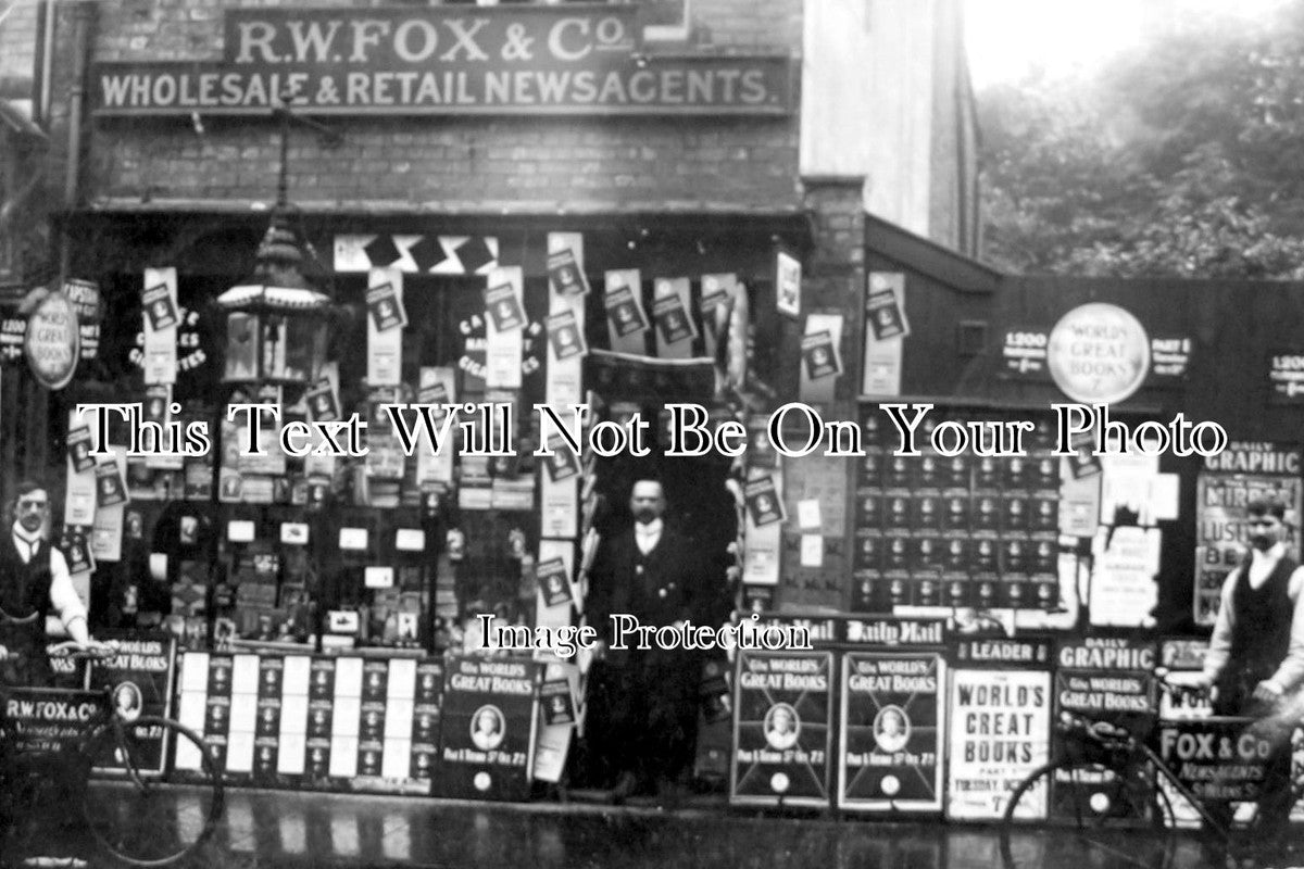 SF 188 - Newsagents, St Helens, Ipswich, Suffolk c1907