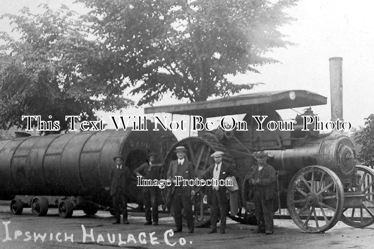 SF 190 - Traction Engine, Ipswich Haulage Company, Suffolk
