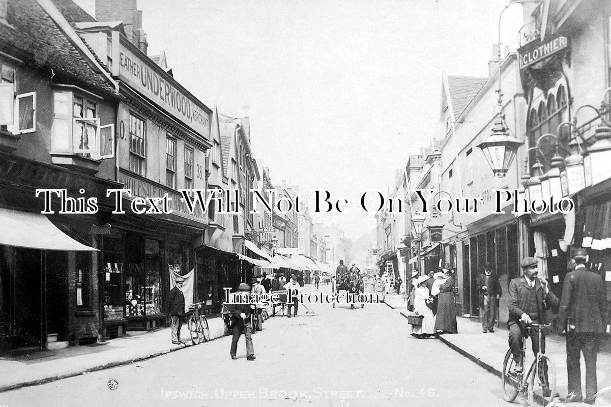 SF 204 - Upper Brook Street, Ipswich, Suffolk c1908