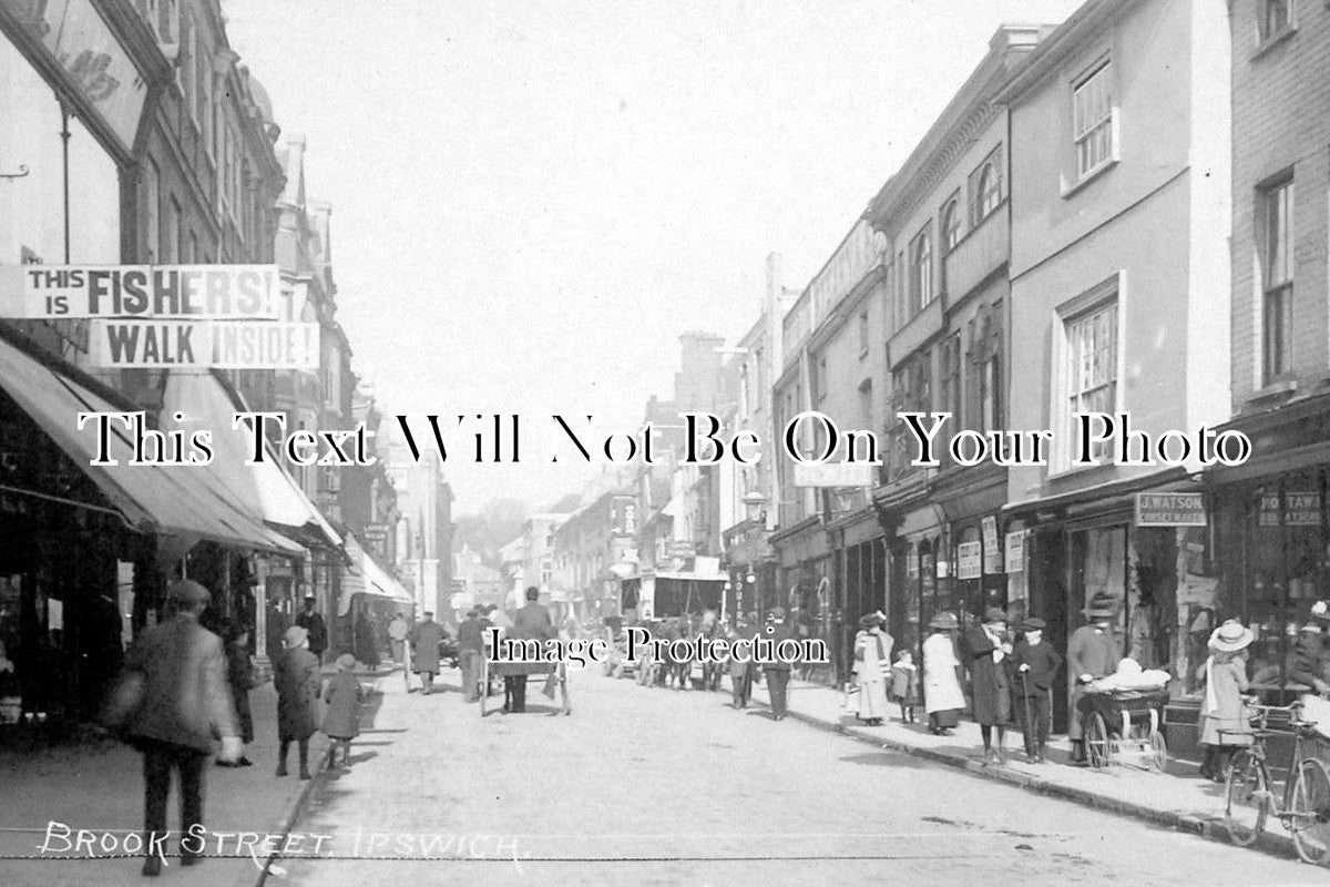 SF 227 - Upper Brook Street, Ipswich, Suffolk c1920