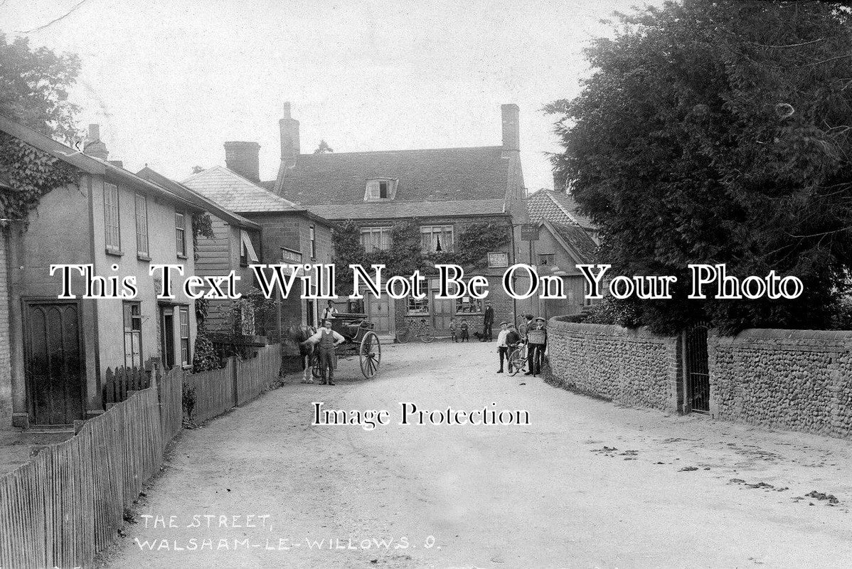 SF 23 - The Street, Walsham Le Willows, Suffolk c1915