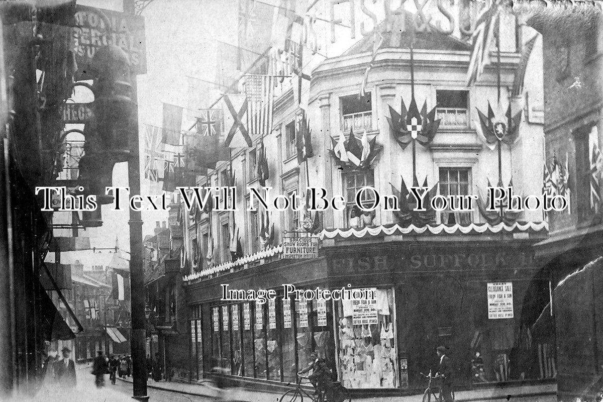 SF 236 - Peace Day, Tavern Street, Ipswich, Suffolk c1919