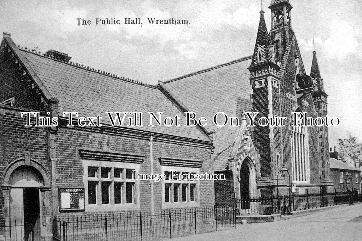SF 254 - The Public Hall, Wrentham, Suffolk c1912