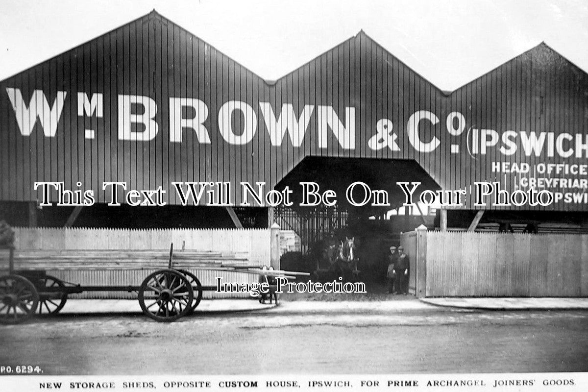 SF 274 - W Brown & Co, Ipswich Docks, Suffolk c1920