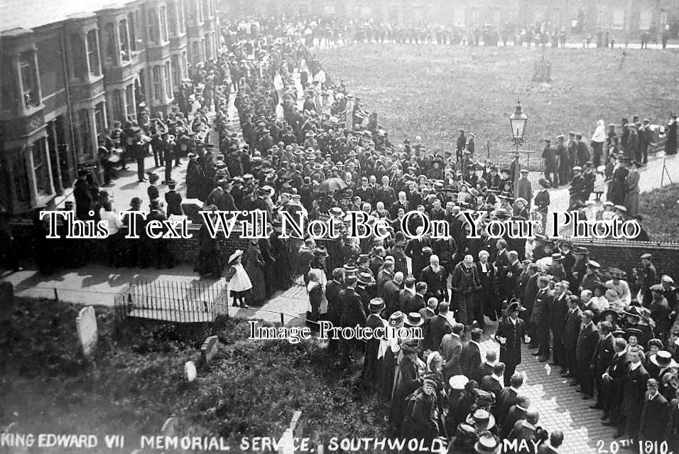 SF 2890 - King Edward VII Memorial Service, Southwold, Suffolk 1910