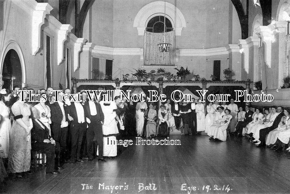 Sf 3092 The Mayors Ball Eye Suffolk 1914 Jb Archive