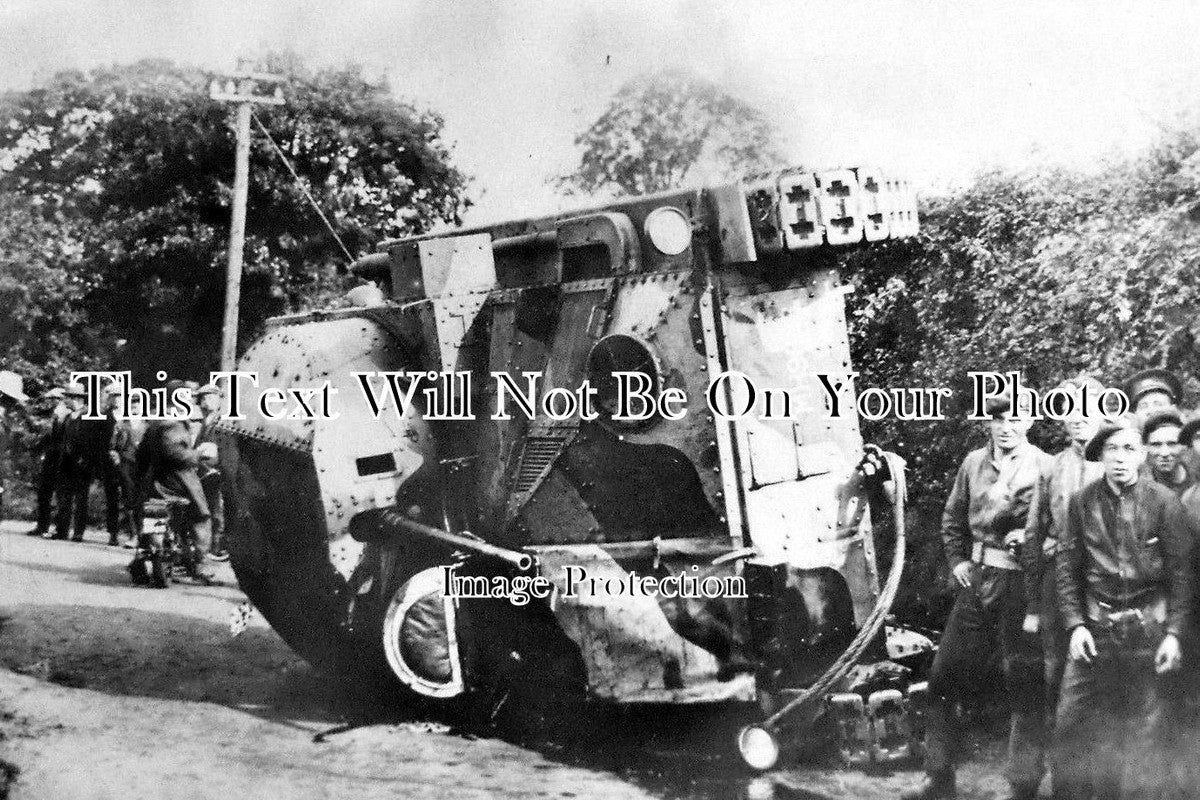 SF 349 - Overturned Tank, Harper Hill, Nayland, Suffolk 1938