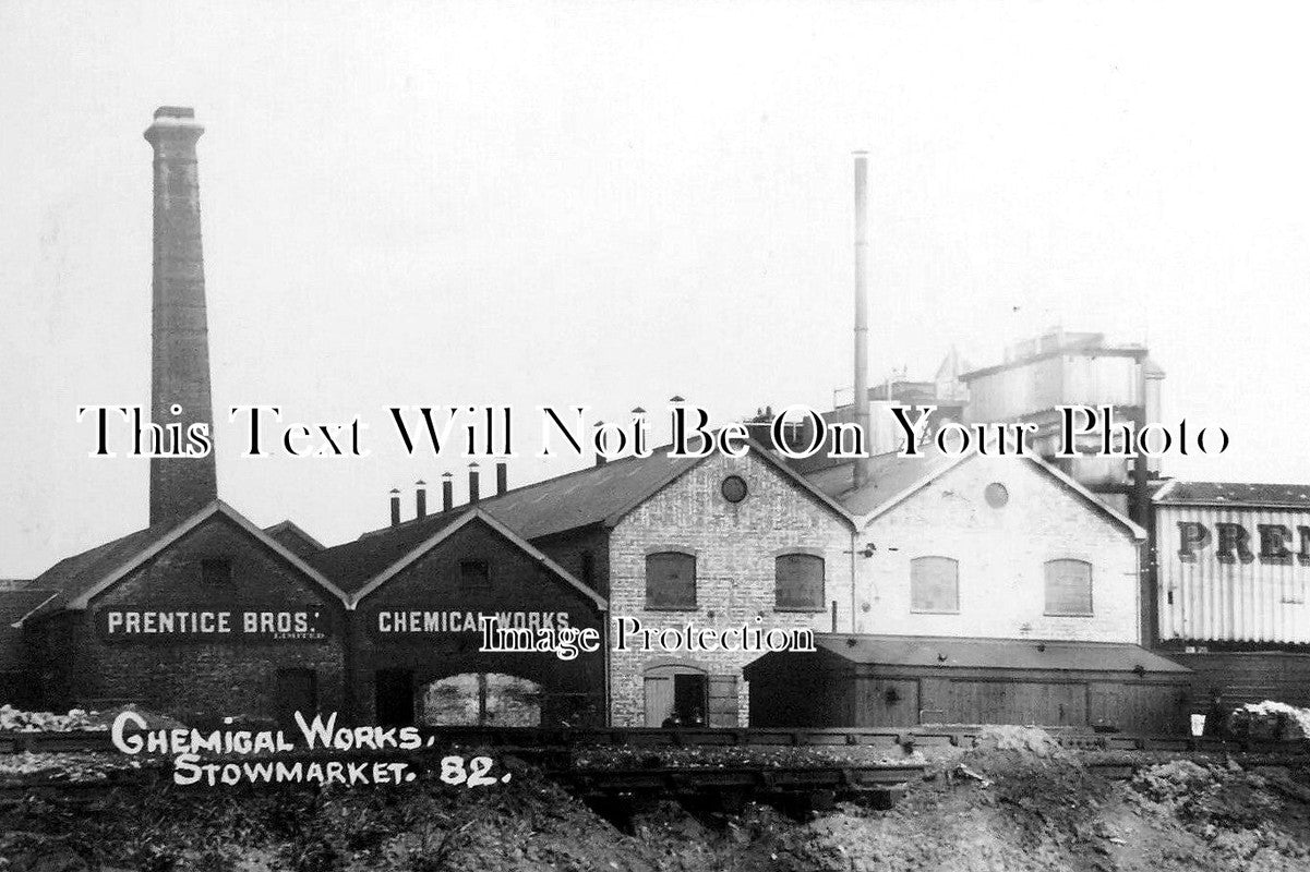 SF 3649 - Prentice Chemical Works, Stowmarket, Suffolk c1910